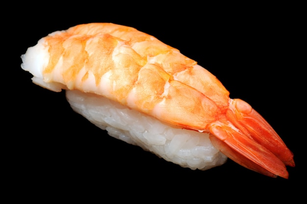 Nigirizushi aux grosses crevettes (sushi nigiri)