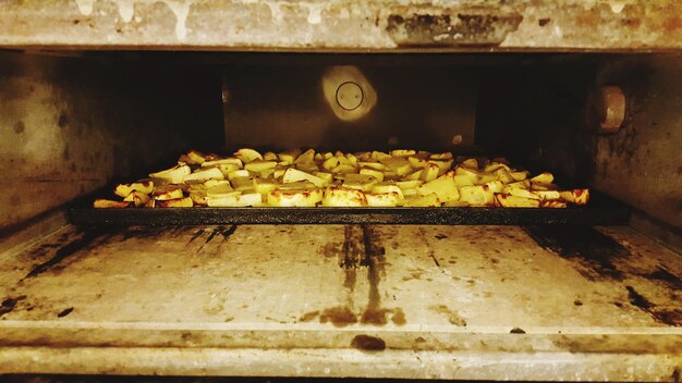 Photo niveau de surface des pommes de terre