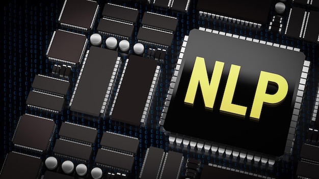 Le NLP sur PCB pour le rendu 3D de la technologie ou du concept scientifique