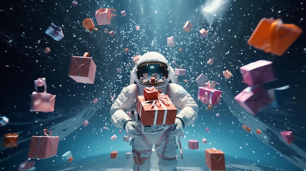 Noël est célébré par les astronautes en orbite.