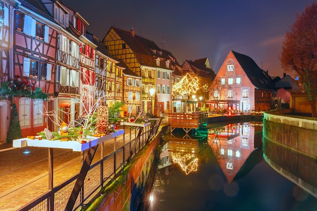 Noël Petite Venise à Colmar Alsace France