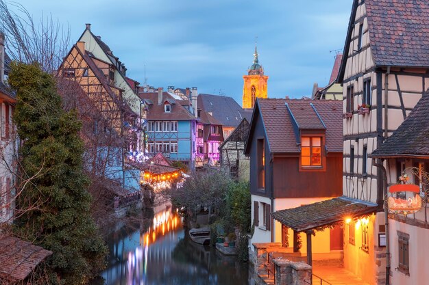 Noël Petite Venise à Colmar Alsace France