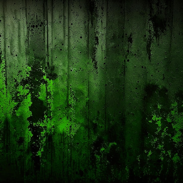 noir grungy vert texture mur de béton de ciment abstrait arrière-plan