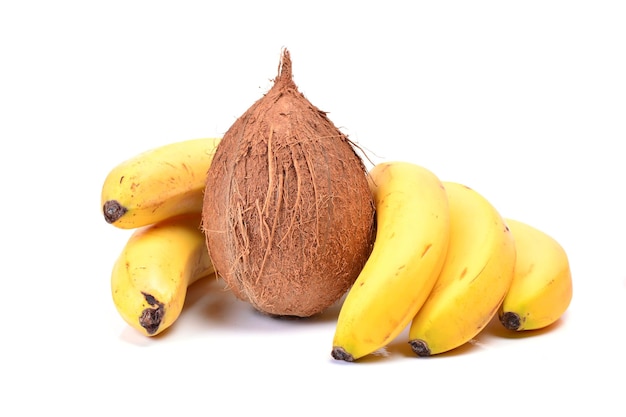 Noix de coco et banane