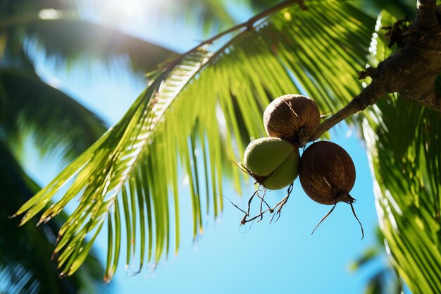 Photo des noix de coco capturées à santiago