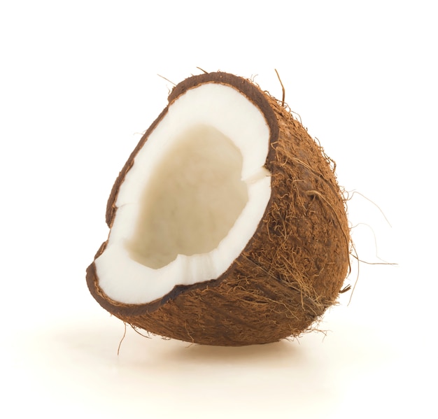 noix de coco coupée en deux