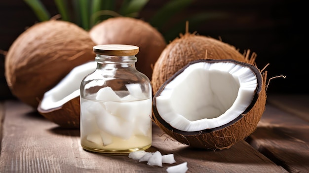 Noix de coco et huile de coco