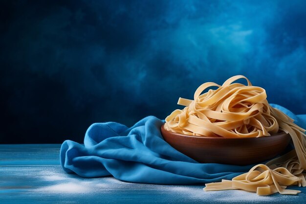 Noodles de pâtes de Castellane dans des photos détaillées de natures mortes de l'intelligence artificielle générative