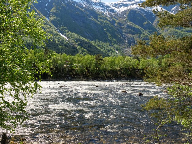 Photo la norvège est magnifique.