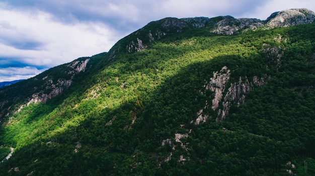 Norvège, photos aériennes, paysage, mer, montagnes,