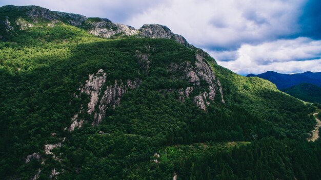 Norvège, photos aériennes, paysage, mer, montagnes,