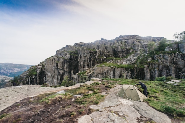 Norvège preikestolen fjord