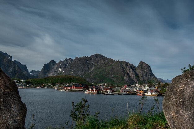 Norvège Ville loftée Un paysage des îles Lofoten