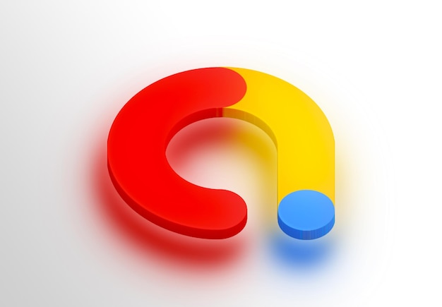 Notion effet de texte 3D Un panneau coloré qui dit melon est éclairé arc-en-ciel mockup 3D fond sombre