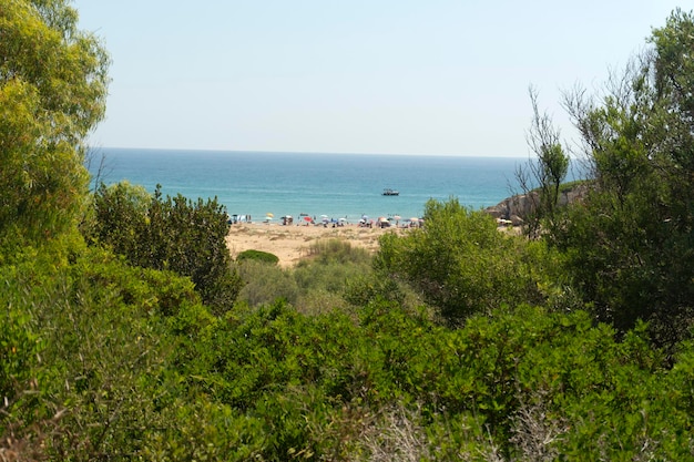 NOTO, ITALIE - 18 JUILLET 2020 - Plage de Calamosche pleine de gens sans distanciation sociale après la quarantaine du coronavirus