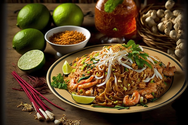 Nouilles à la manière thaïlandaise Pad Thai