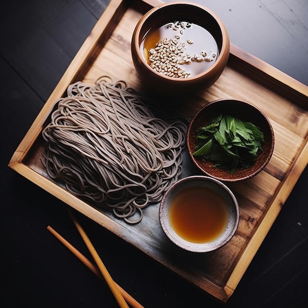 Des nouilles de Soba, un délice polyvalent au sarrasin