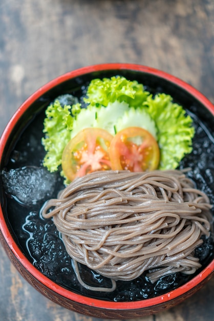 Nouilles soba, nourriture japonaise