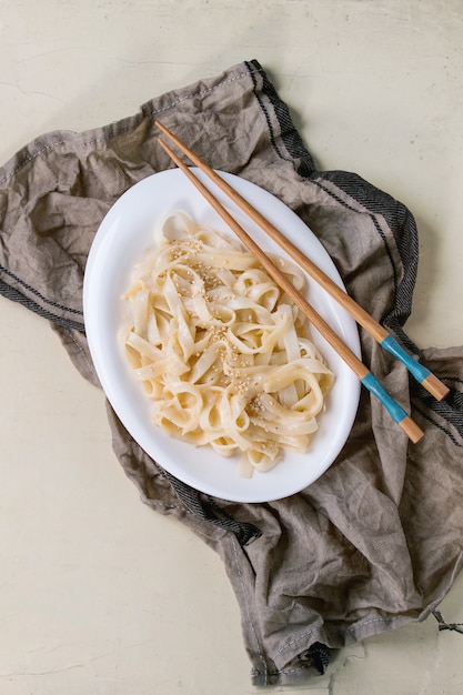 Nouilles Udon aux crevettes