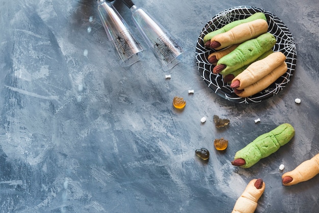 Nourriture et boisson de fête d'halloween