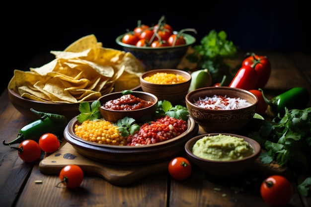 Nourriture de célébration de Cinco de Mayo