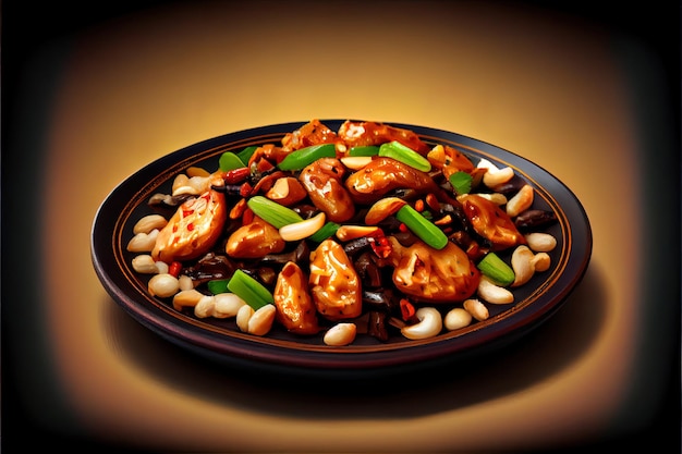 Nourriture chinoise au poulet Kung Pao