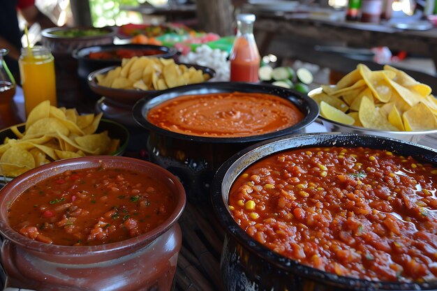 Photo la nourriture de la fête du cinco de mayo