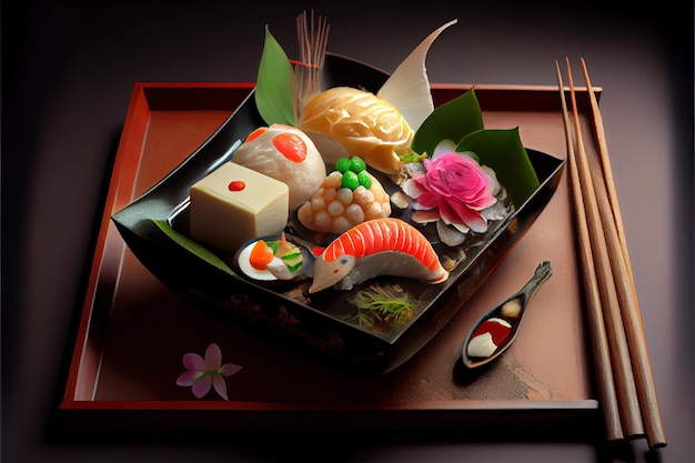 Nourriture japonaise Kaiseki Ryori