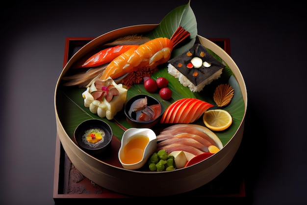 Nourriture japonaise nutritive de Kaiseki Ryori