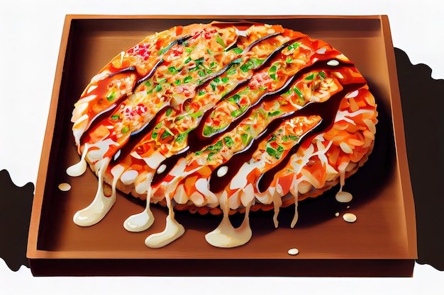 Nourriture japonaise Okonomiyaki