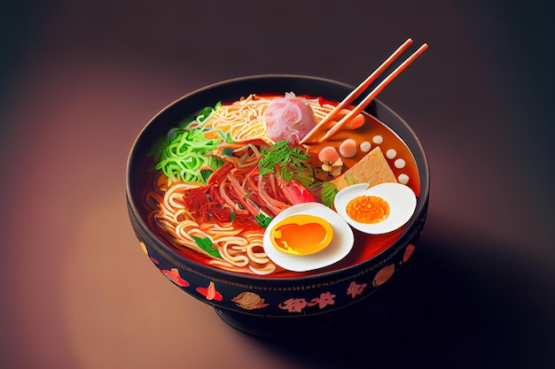 Nourriture japonaise de ramen