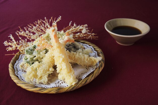 Nourriture japonaise tempura