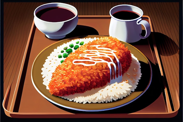 Nourriture japonaise Tonkatsu