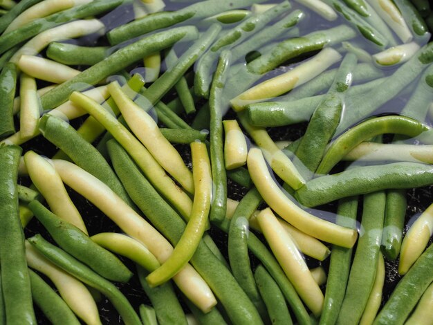 Photo nourriture de légumineuses de haricots verts