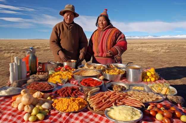 La nourriture nationale de la Bolivie