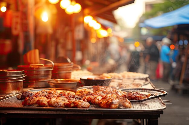 La nourriture de rue asiatique