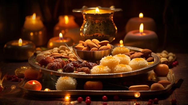 Une nourriture sucrée indienne de Diwali