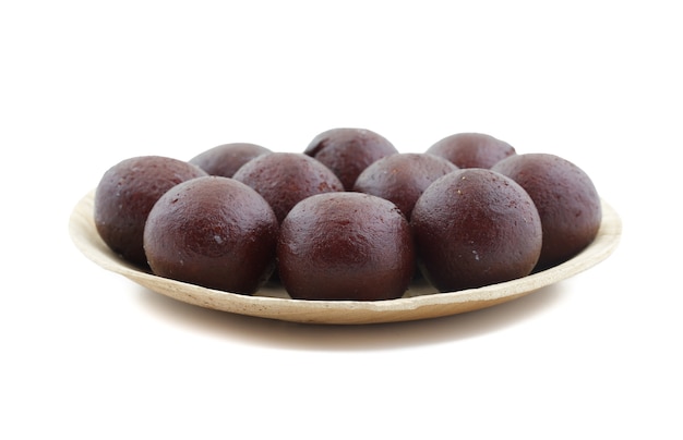 Nourriture sucrée indienne Gulab noir sucré Jamun