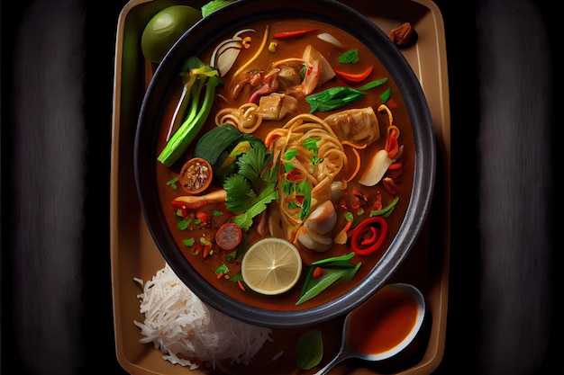 Nourriture thaïlandaise Gai Yang