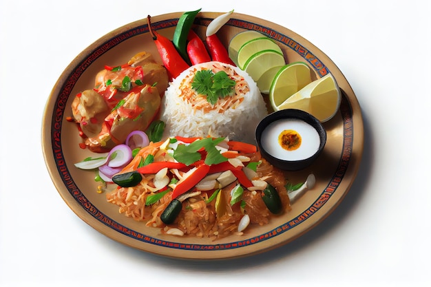 Nourriture thaïlandaise Khao Pad