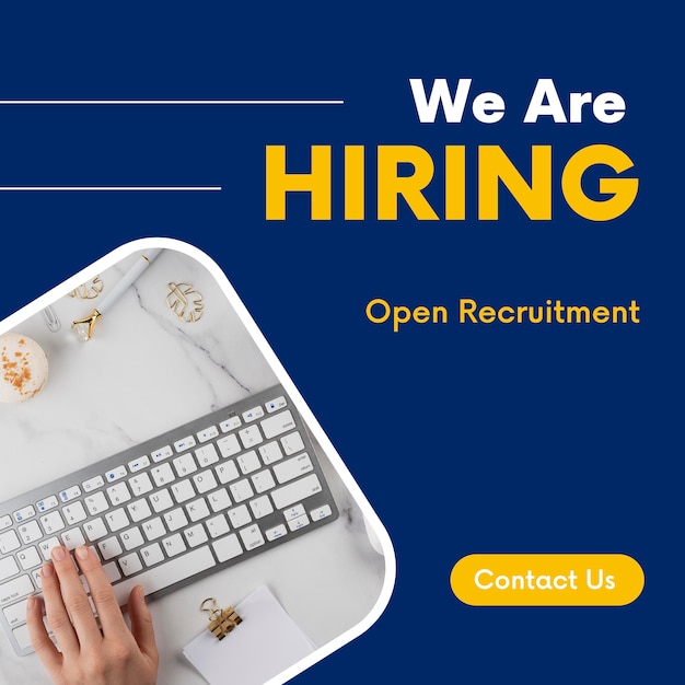 Nous recrutons collage