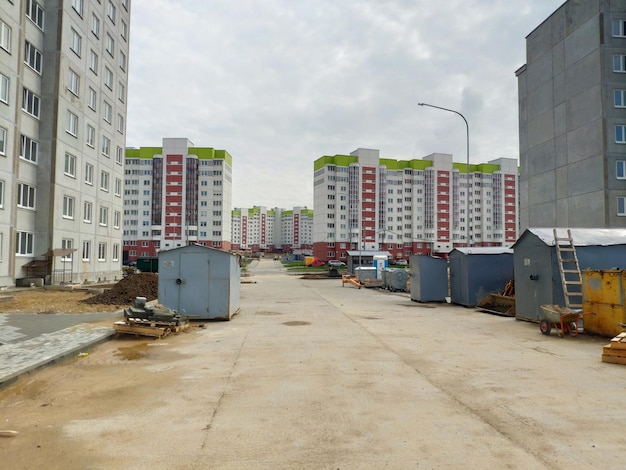 Un nouveau bâtiment dans la ville de Novossibirsk