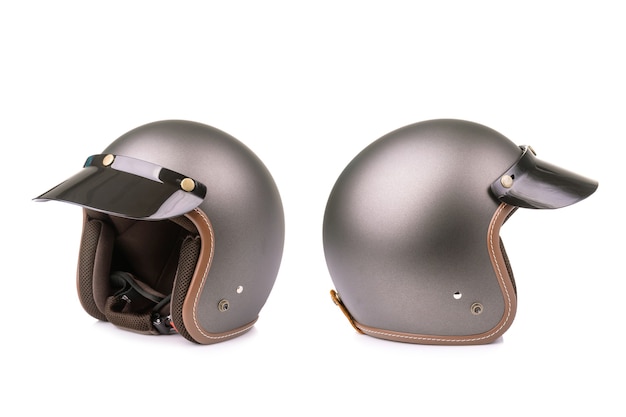 Nouveau casque vintage gris