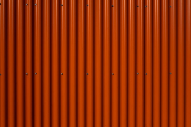 Nouveau conteneur ou clôture en acier à texture orange