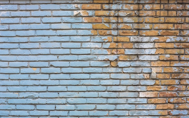 nouveau fond de mur de briques bleu