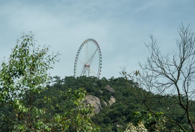 Nouveau parc à thème appelé Happy World sur la montagne Tianzhu près de Xiamen en Chine