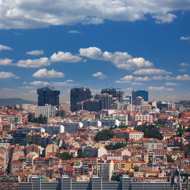 Nouveaux et anciens quartiers de Lisbonne Portugal