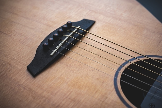 Nouveaux instruments de musique de guitare folk en bois