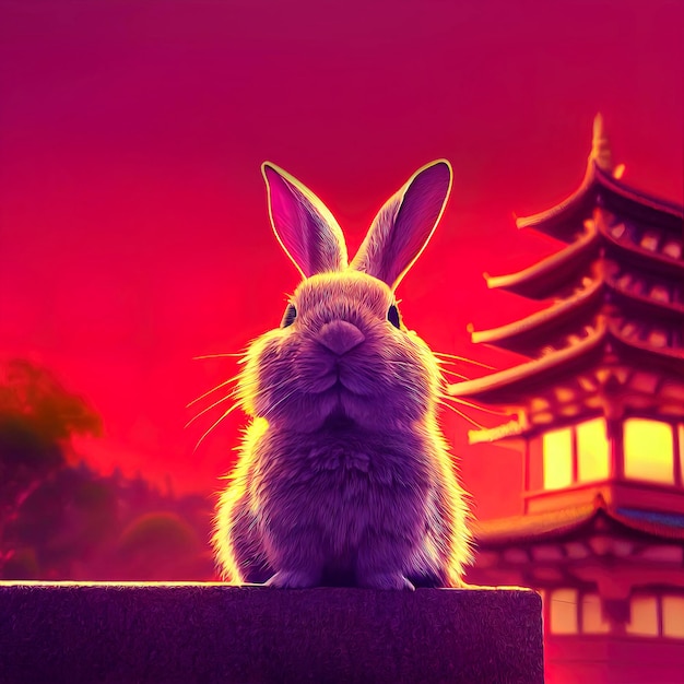 Nouvel an chinois 2023 Année du lapin