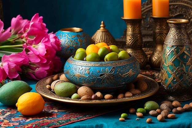 Le Nouvel An persan est le Nowruz Mubarak.